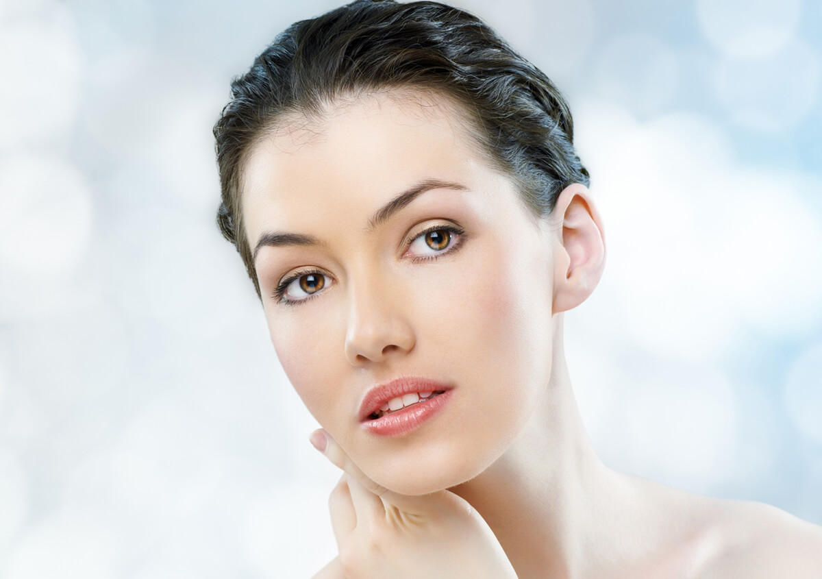 A woman after receiving Xeomin wrinkle-relaxing injections at a professional aesthetics clinic in Moneta, VA